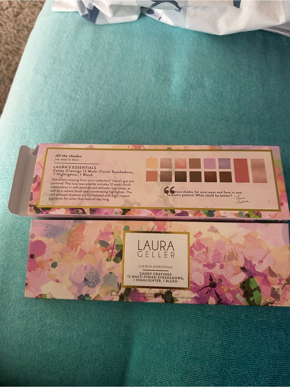 Laura Geller Candy Cravings Eyeshadow Palette — Pink and Floral Design